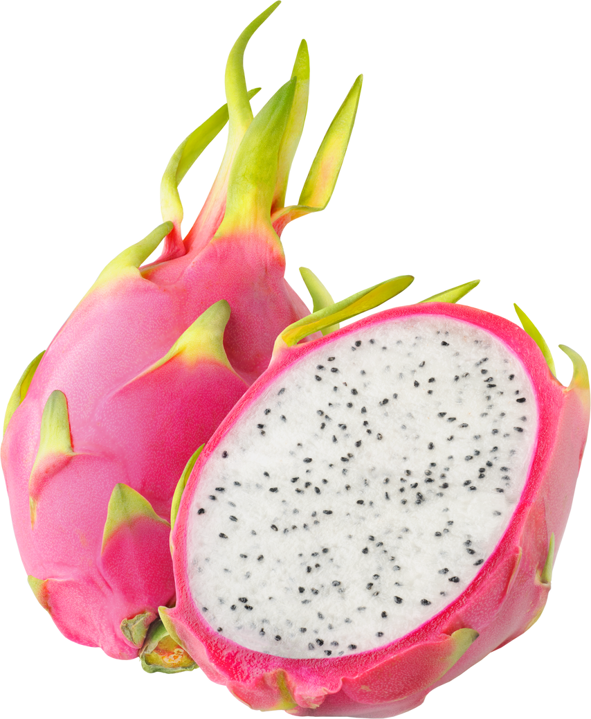 Dragonfruit Halves Cutout